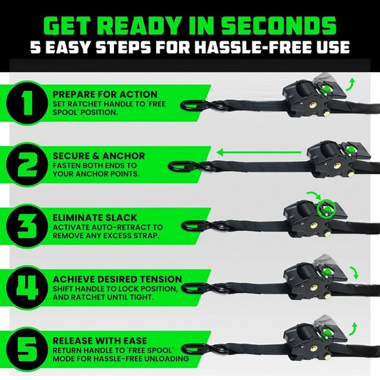 ElasticNet™ 10ft Ratchet Strap